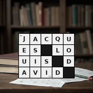 Hasło krzyżówkowe malarz francuski neoklasycysta 1748 1825 - jacques louis david – rozwiązanie, synonimy, podpowiedzi i definicje krzyżówkowe